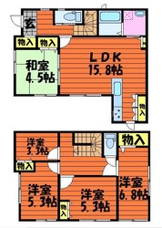 上東戸建の物件間取画像